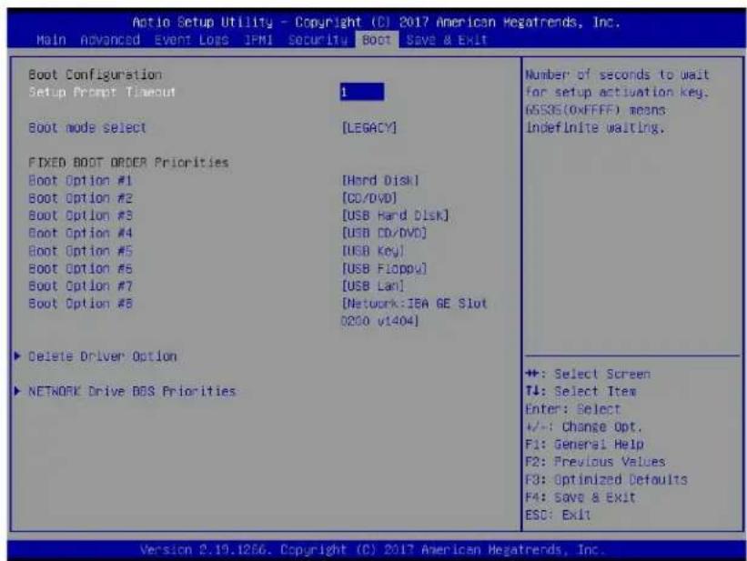 Supermicro X11SRM-VF - Boot - 1