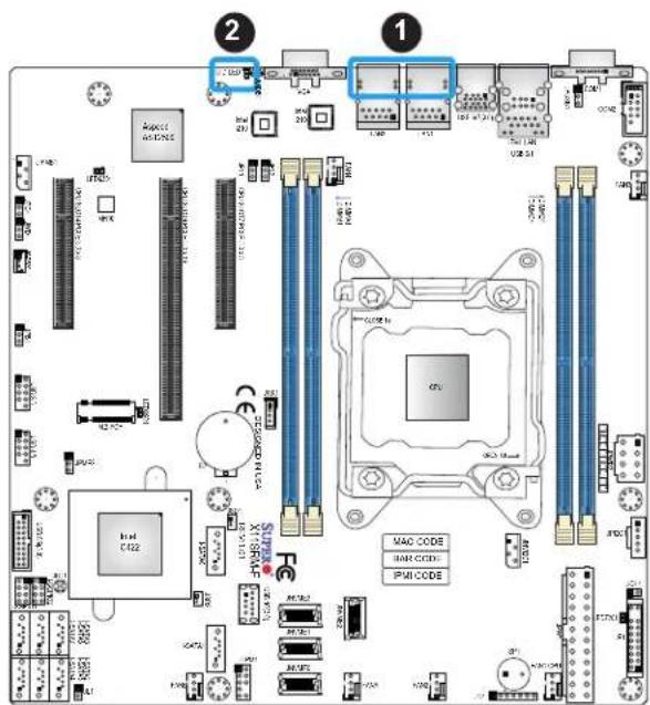 Supermicro X11SRM-VF - Unit ID LED - 1