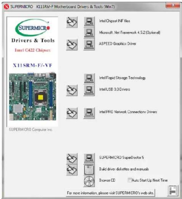 Supermicro X11SRM-VF - B.1 Installing Software Programs - 2