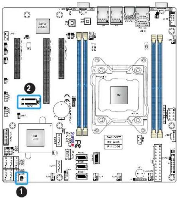 Supermicro X11SRM-VF - M.2 Slot - 1