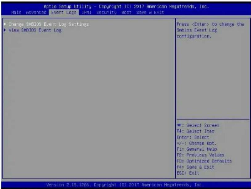 Supermicro X11SRM-VF - Event Logs - 1