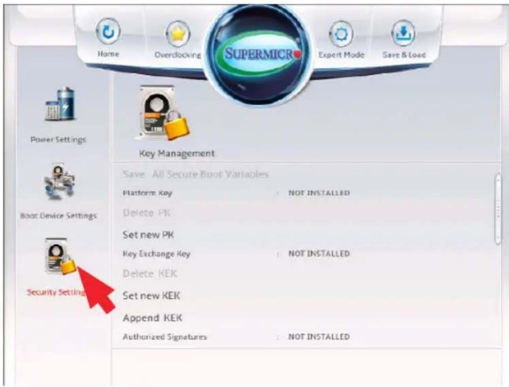 Supermicro C7Z97-M - Key Management - 1
