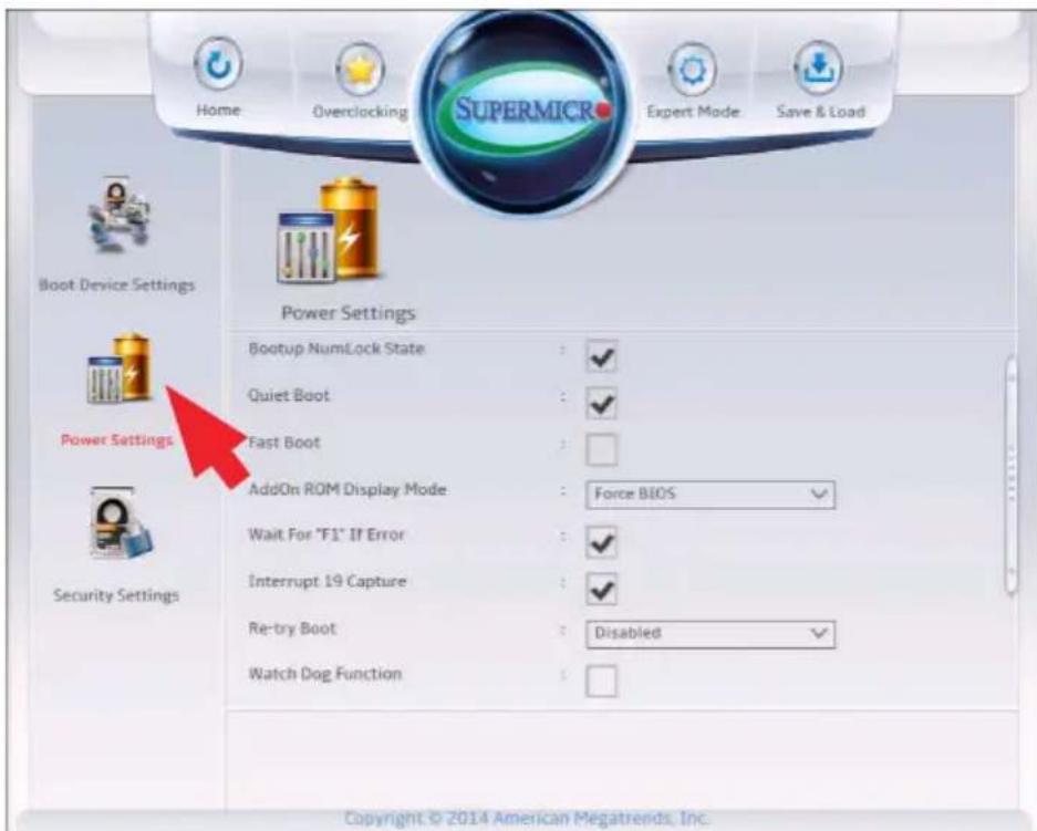 Supermicro C7Z97-M - Power Settings - 1