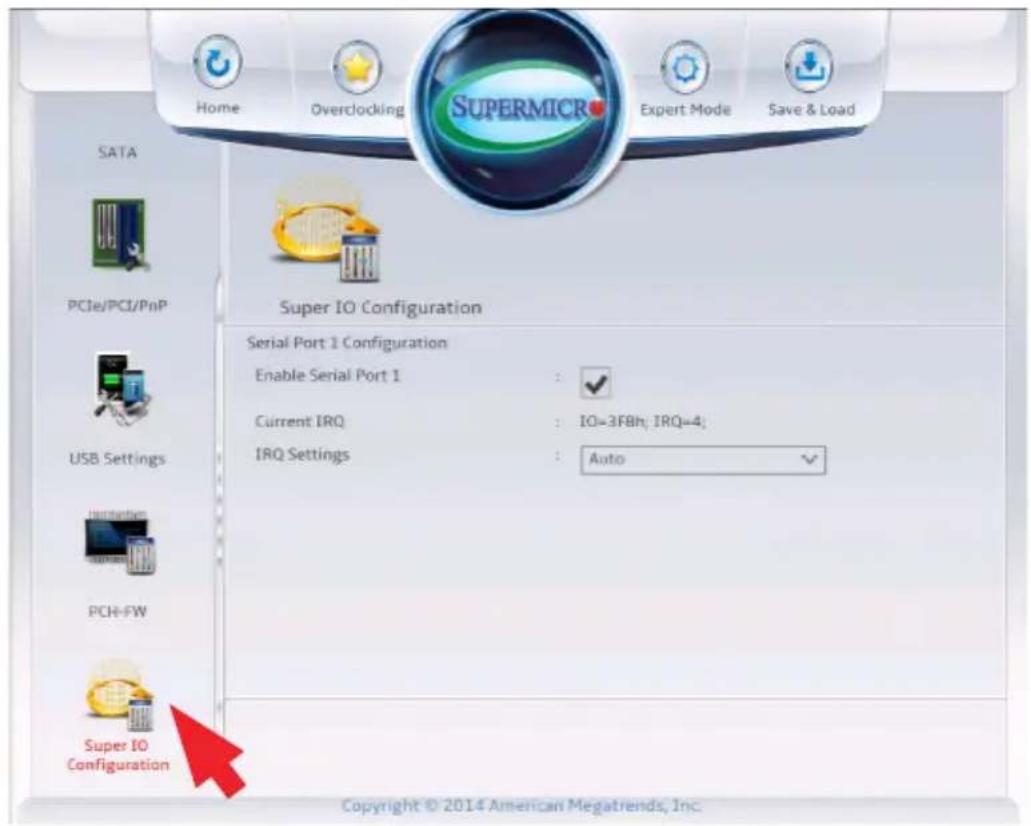 Supermicro C7Z97-M - Super IO Configuration - 1
