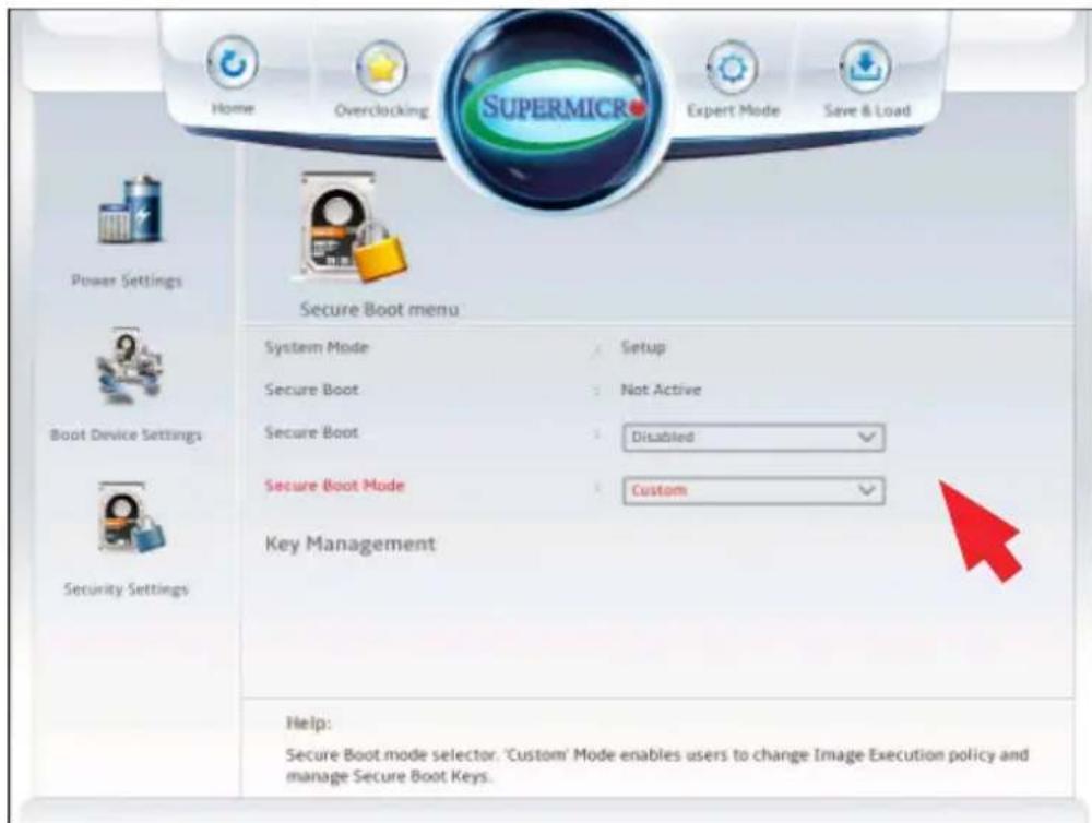 Supermicro C7Z97-M - Secure Boot Menu - 1