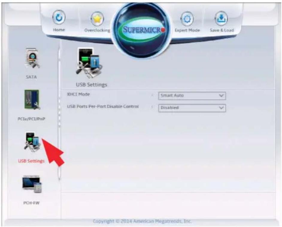 Supermicro C7Z97-M - USB Settings - 1