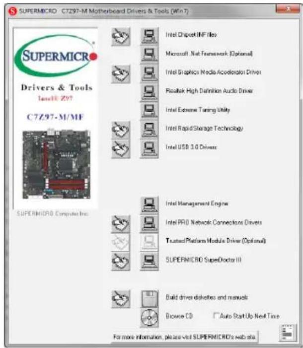 Supermicro C7Z97-M - B-1 Installing Drivers - 1