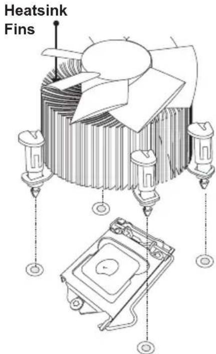Supermicro C7Z97-M - Installing an Active CPU Heatsink with Fan - 4