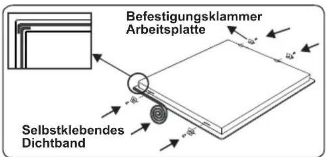 NORDMENDE HCI781FL - EINBAUEN DES KOCHFELDES - 5