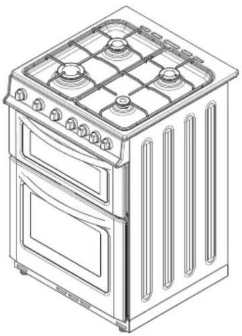 NORDMENDE CTG61BK - BETRIEBS-UND INSTALLATIONSANLEITUNG VON FREISTEHENDEN GAS DOPPEL-BACKOFEN - 1