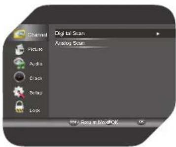 OK OLE 22250-W - DVB Select type/ Tipo seleccionado DVB - 1