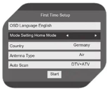 OK OLE 22250-W - OSD Language (Menü-Sprache) - 1