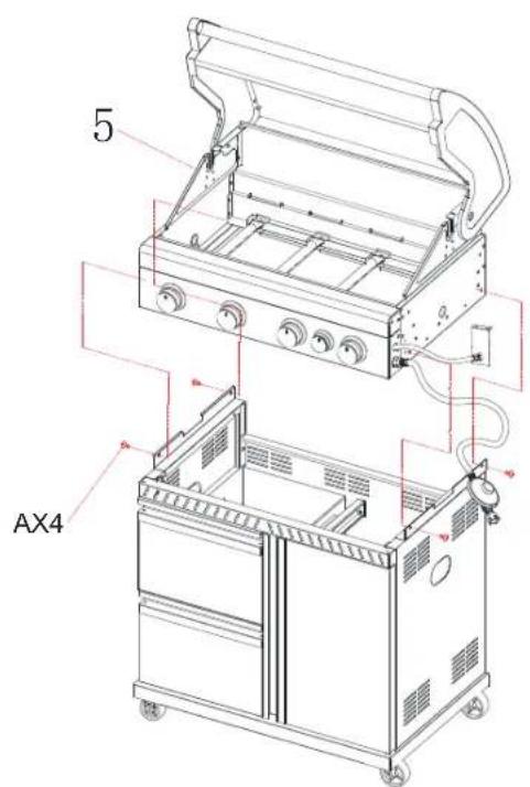 tepro Fairmont 3171 - Grill zusammenbauen - 8