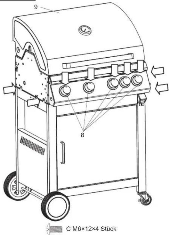 tepro Rockland 3169 - Grill zusammenbauen - 17