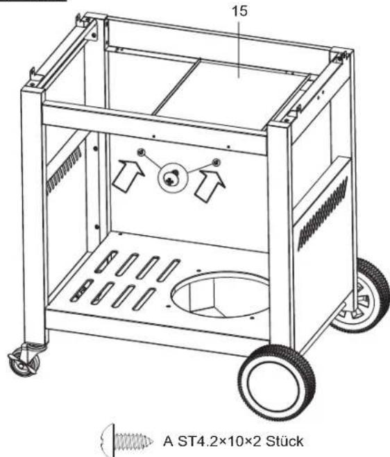 tepro Rockland 3169 - Grill zusammenbauen - 15