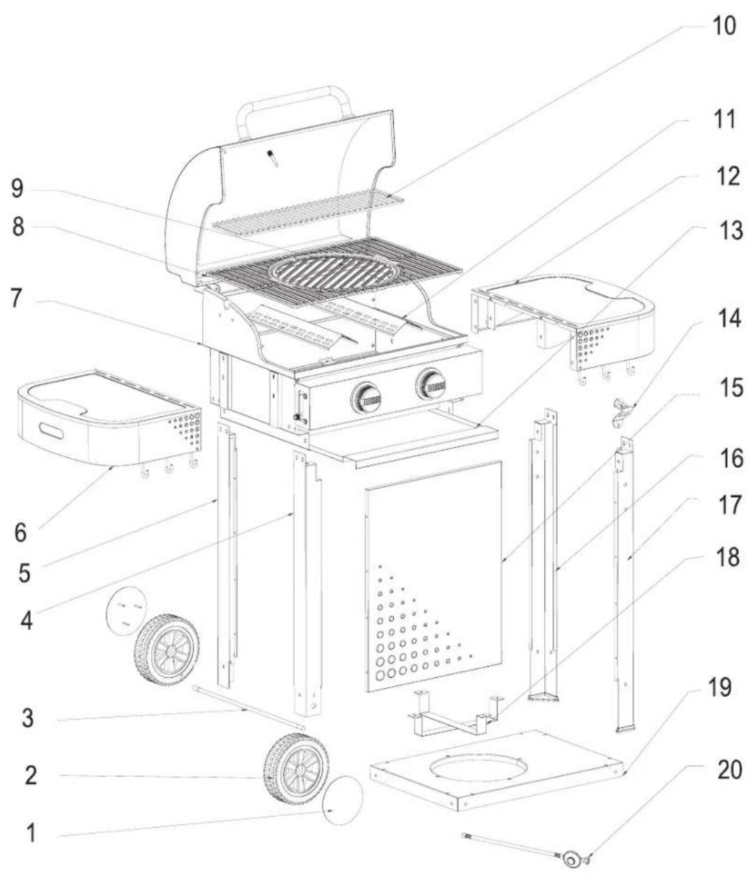 tepro Beaverton 3165 - Bedienungsanleitung GASGRILL „BEAVERTON“ - 1