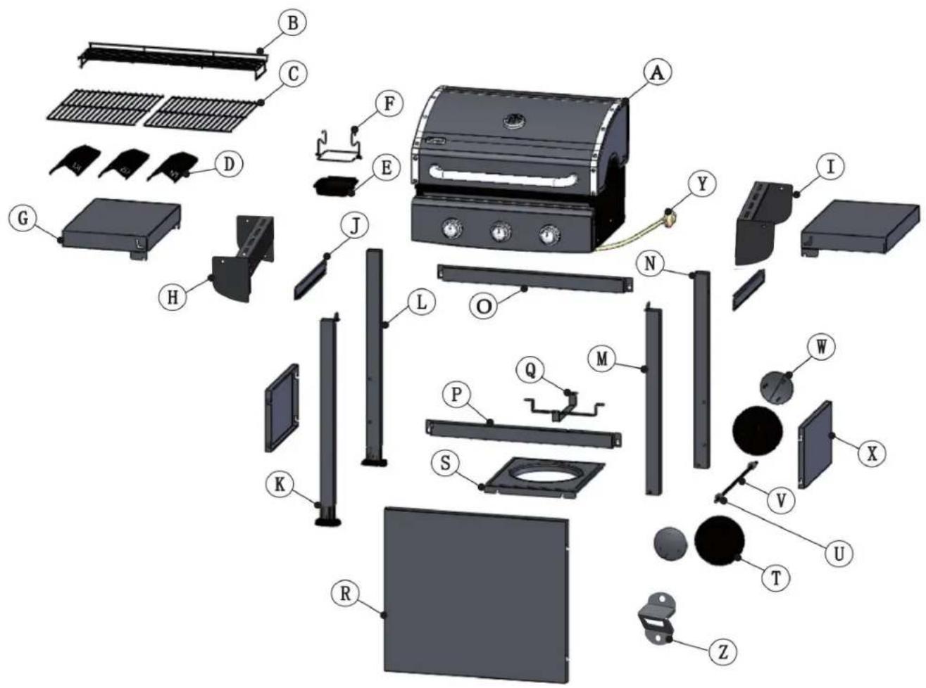 tepro Hastings 3154 - Bedienungsanleitung GASGRILL „HASTING“ - 1