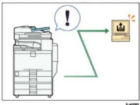 RICOH Aficio MP C3300 - Überwachung des Geräts via Computer - 1