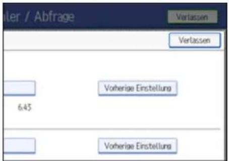 Vorherige Einstellung 6.45 Vorherige Einstellung