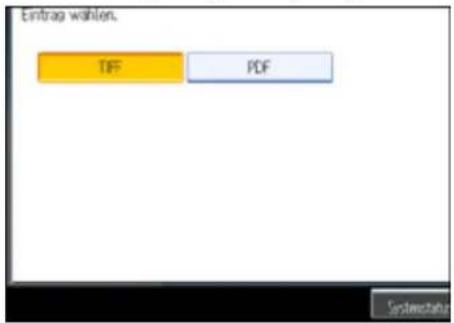 Eintrag wählen. TIFF PDF Sotswachung