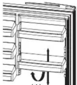 SVAN SVF1885NFDX - Adjustable door shelf (In some models) - 1