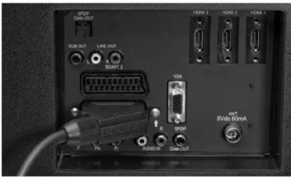 Tevion P15017 (MD 30373) - Mit einem SCART-Kabel - 1