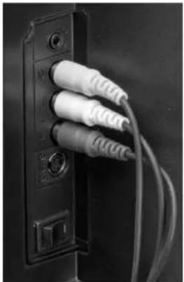 Tevion P15017 (MD 30373) - Mit einem Stereo-Cinch-Kabel und einem Video-Cinch- / S-Video-Kabel - 1