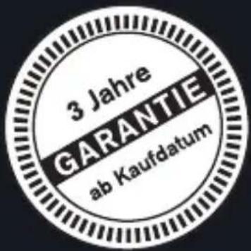 3 Jahre GARANTIE ab Kaufdatum