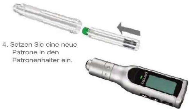 Pendiq Intelligent Insulin Pen - Insulinpatrone einsetzen - 1