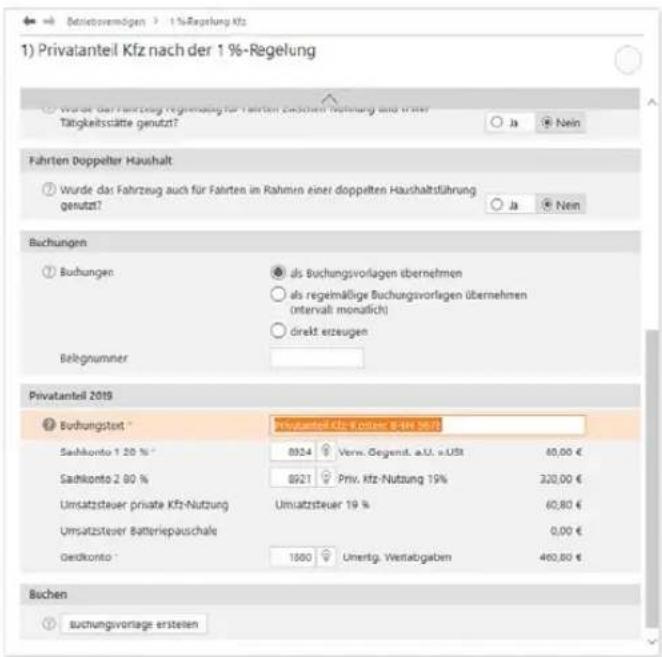 Wiso steuer:Sparbuch 2020 - 1-Prozent-Regelung beim Firmenwagen - 1