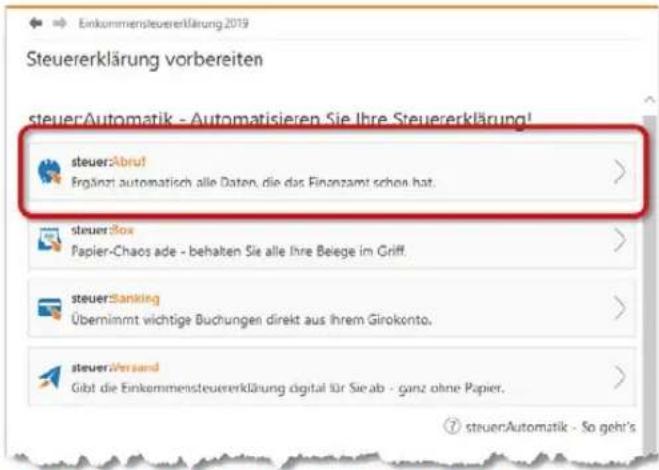 Wiso steuer:Sparbuch 2020 - So richten Sie den Abruf der Bescheinigungen mit steuer: Abruf ein - 1