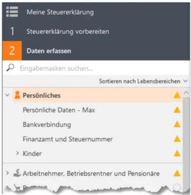 Wiso steuer:Sparbuch 2020 - Steuererklärung vorbereiten - 4