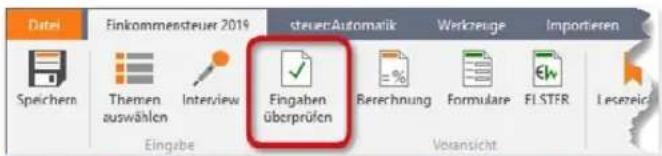 Wiso steuer:Sparbuch 2020 - Lektorat inklusive – die Plausibilitätsprüfung - 1