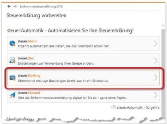 Wiso steuer:Sparbuch 2020 - steuer:Banking - 1
