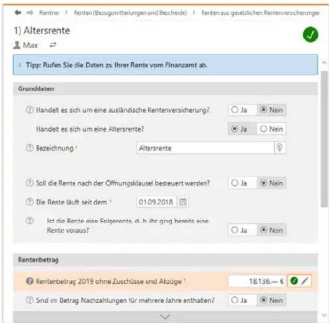 Wiso steuer:Sparbuch 2020 - In Rente – die Steuererklärung für Rentner - 1