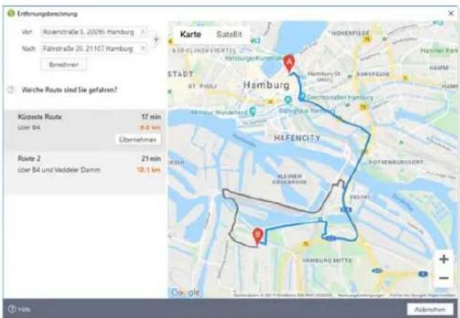 Wiso steuer:Sparbuch 2020 - Tipp: Kilometer mit Google berechnen - 1