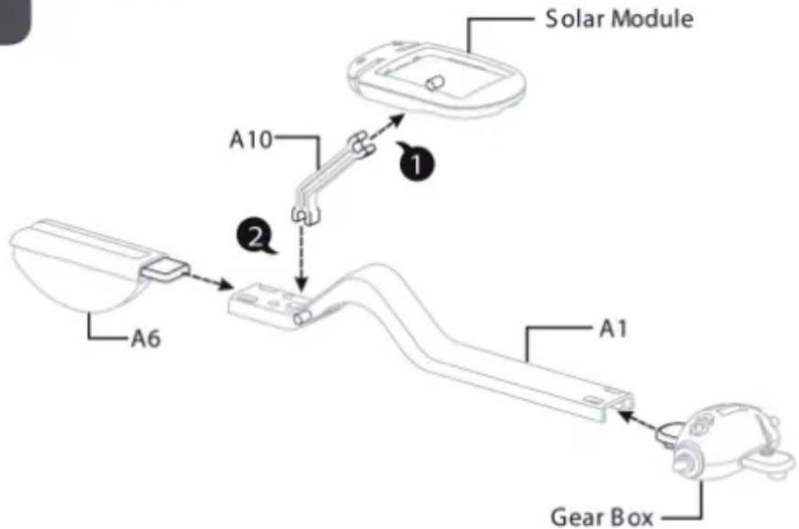 Steren K-555 - Solar revolving plane - 13