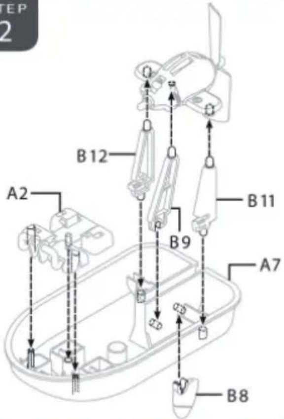 A2 B12 Q B11 B9 A7 B8 2 STEP 2