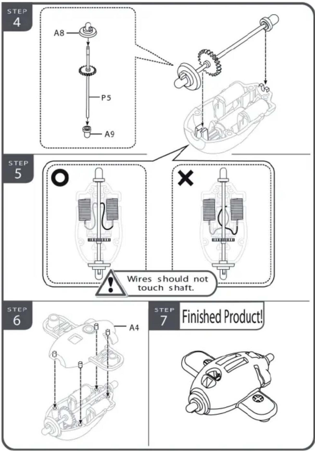 Steren K-555 - Gear box assembly - 15