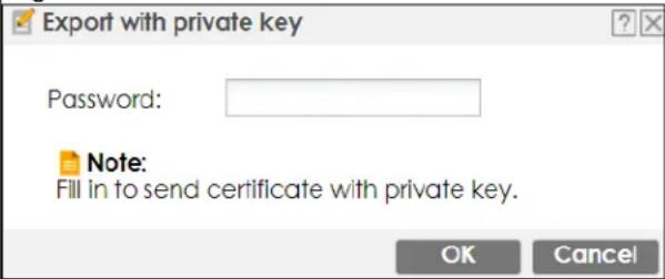 ZYXEL ZyWALL ATP100W - The My Certificates Screen - 2