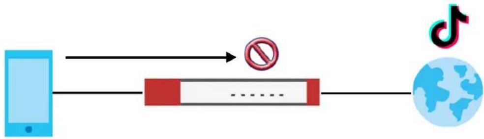 ZYXEL ZyWALL ATP100W - Example: Block an Application - 1
