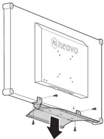 AG Neovo DR-17G - Fuß abnehmen - 2