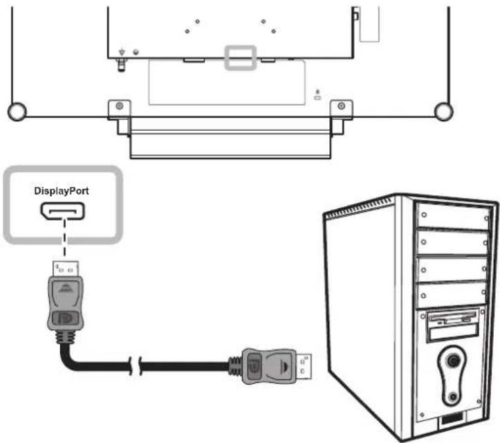 AG Neovo DR-17G - DisplayPort-Kabel verwenden - 1