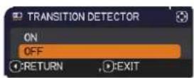 HITACHI MC-WX8265 - Turning on the TRANSITION DETECTOR - 1