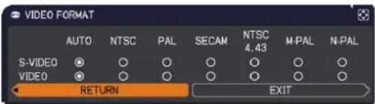 HITACHI MC-WX8265 - INPUT menu - 2