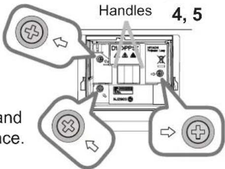 Handles 4, 5 and ce.