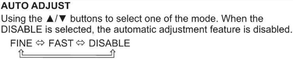 HITACHI MC-WX8265 - OPTION menu - 12
