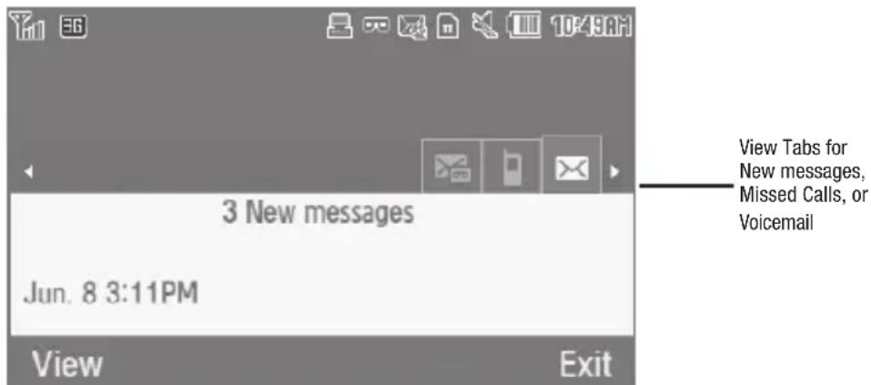 SAMSUNG Comeback - Missed Messages Tab - 1