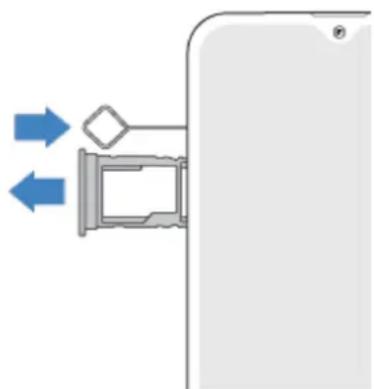 MOTOROLA Defy XT535 - Karten einsetzen oder austauschen - 1