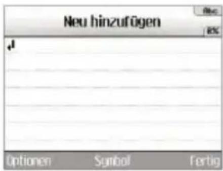 LG U900 - Hinzufügen von Notizen - 1